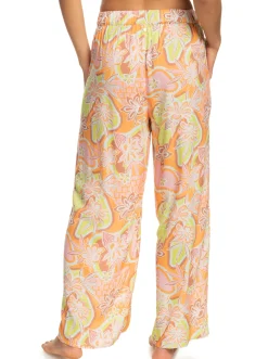 Roxy Broeken & Jeans*Midnight Avenue - Wide Leg Trousers For Women Mock Orange Roxy Delic
