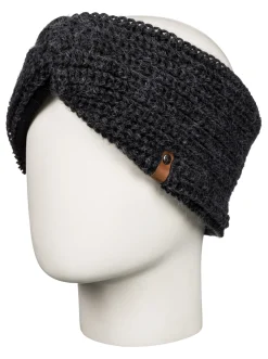 Roxy Mutsen*Mila Headband 2022 - Gebreide Hoofdband Van Polar Fleece True Black