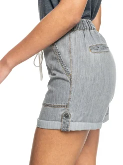 Roxy Shorts*Milady Beach Grey Regular - Denim Short Voor Dames Light Grey