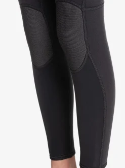 Roxy Surf*4/3Mm Prologue - Wetsuit Met Een Achterrits Voor Meisjes 8-16 Cloud Blk/Powderdgrey/Sunglow