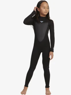 Roxy Surf*3/2Mm Prologue - Wetsuit Met Een Achterrits Voor Meisjes 8-16 Black