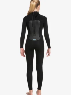 Roxy Surf*5/4/3Mm Prologue - Wetsuit Met Een Achterrits Voor Meisjes 8-16 Black