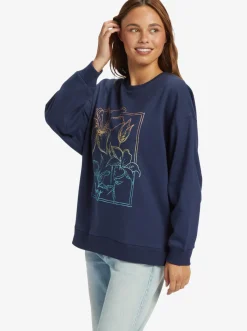 Roxy Sweatshirts & Hoodies*Morning Hike - Sweater Voor Dames Mood Indigo