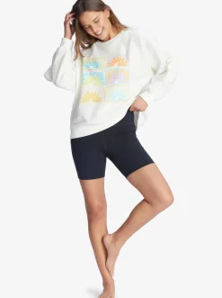Roxy Sweatshirts & Hoodies*Morning Hike - Sweater Voor Dames Snow White