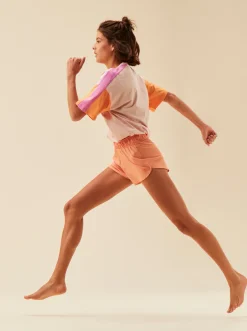 Roxy Shorts*Move Free - Technische Short Voor Dames Mock Orange