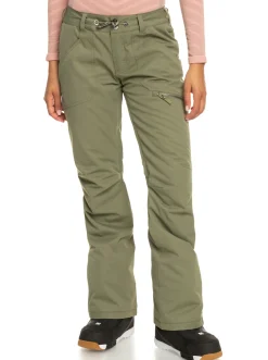 Roxy Snow-Broeken*Nadia 2022 - Geisoleerde Snowbroek Voor Dames Deep Lichen Green