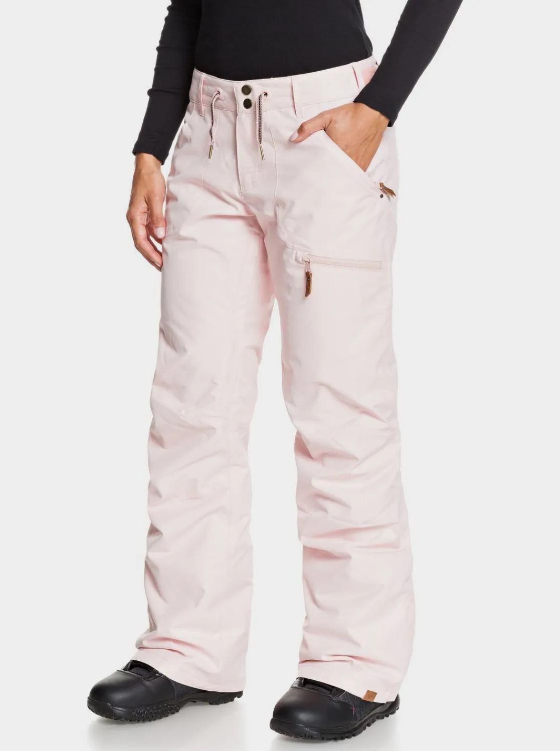Roxy Snow-Broeken*Nadia 2022 - Snow Broek Voor Dames Silver Pink