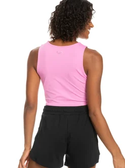 Roxy T-Shirts & Tops*Naturally Active - Korte Sportieve Top Voor Dames Cyclamen