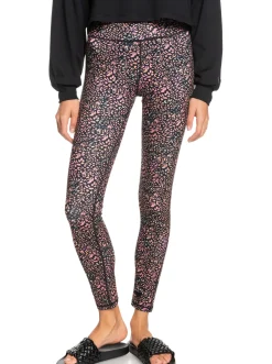 Roxy Broeken & Jeans*Naturally Active - Technische Legging Voor Dames Antracite Animal Dust