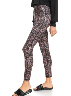 Roxy Broeken & Jeans*Naturally Active - Technische Legging Voor Dames Antracite Animal Dust