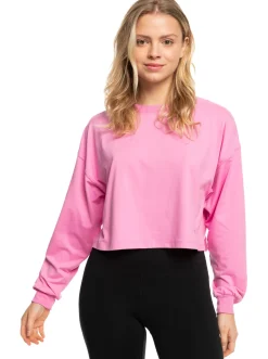 Roxy T-Shirts & Tops*Naturally Active - T-Shirt Met Lange Mouwen Voor Dames Cyclamen