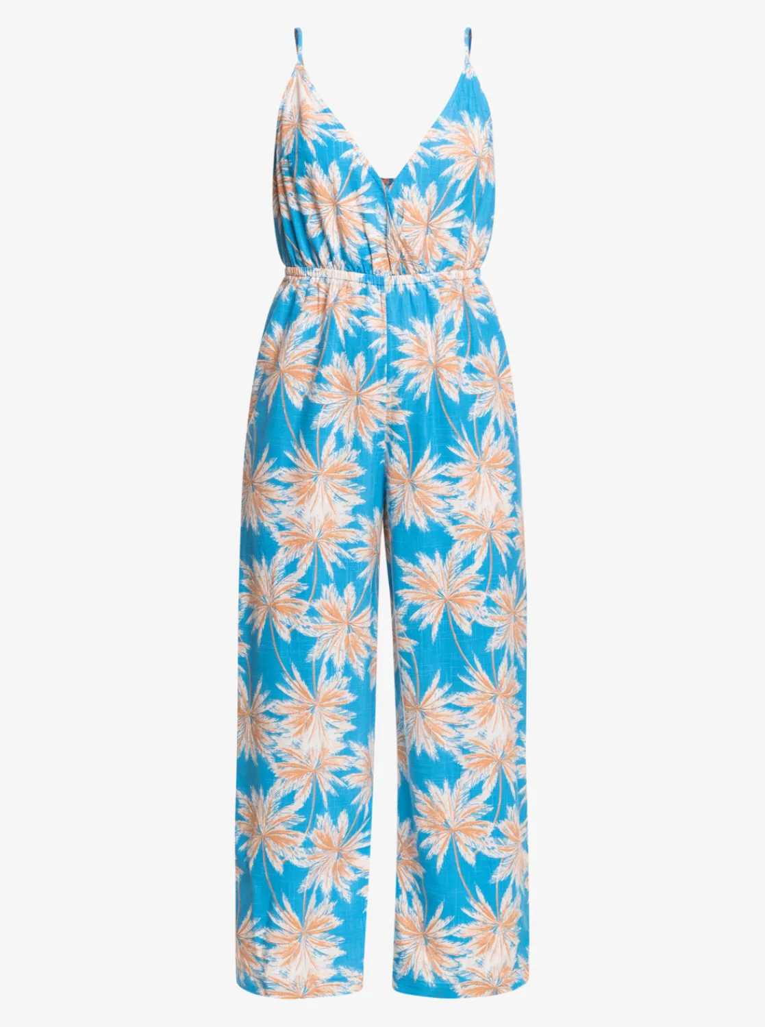 Roxy Badkleding*Never Ending Summer - Strappy Jumpsuit Voor Dames Azure Blue Palm Island
