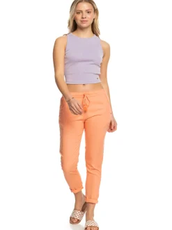 Roxy T-Shirts & Tops*Never Ending Vacay - Ribgebreide Top Voor Dames Purple Rose