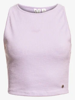Roxy T-Shirts & Tops*Never Ending Vacay - Ribgebreide Top Voor Dames Purple Rose