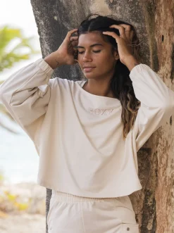 Roxy Sweatshirts & Hoodies*Next Set - Baggy Sweater Voor Dames Tapioca