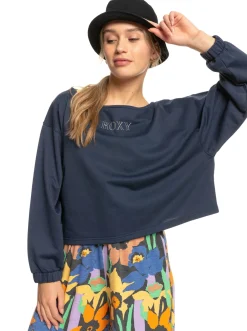 Roxy Sweatshirts & Hoodies*Next Set - Baggy Sweater Voor Dames Mood Indigo