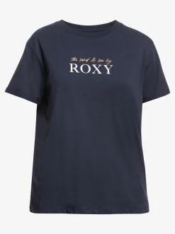Roxy T-Shirts & Tops*Noon Ocean - T-Shirt Voor Dames Mood Indigo