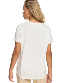 Roxy T-Shirts & Tops*Ocean After - T-Shirt Voor Dames Snow White