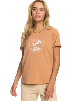 Roxy T-Shirts & Tops*Ocean After - T-Shirt Voor Dames Cork