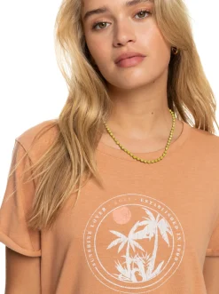 Roxy T-Shirts & Tops*Ocean After - T-Shirt Voor Dames Cork