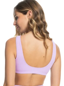 Roxy Bikini Tops*Ocean Dreamer - Crop Bikini Top For Women Purple Rose