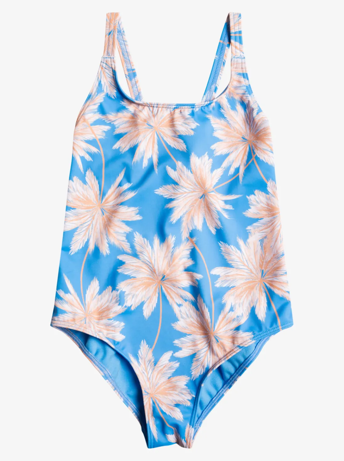 Roxy Swim*Ocean Treasure - Eendelig Badpak Voor Meisjes 7-16 Azure Blue Palm Island Rg