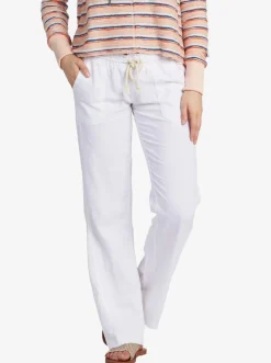 Roxy Broeken & Jeans*Oceanside - Uitlopende Broek Voor Dames Sea Salt