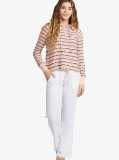 Roxy Broeken & Jeans*Oceanside - Uitlopende Broek Voor Dames Sea Salt