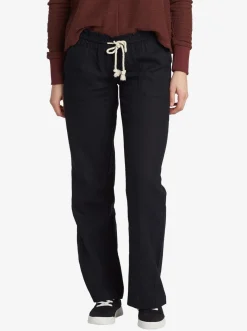 Roxy Broeken & Jeans*Oceanside - Uitlopende Broek Voor Dames True Black