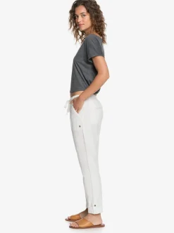 Roxy Broeken & Jeans*On The Seashore - Linnen Cargobroek Voor Dames Snow White