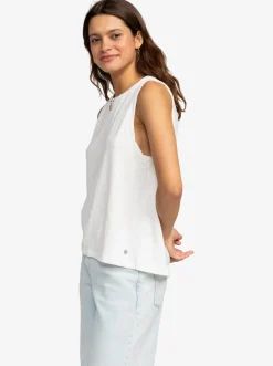 Roxy T-Shirts & Tops*On The Shoreline - Vest Top Voor Dames Snow White