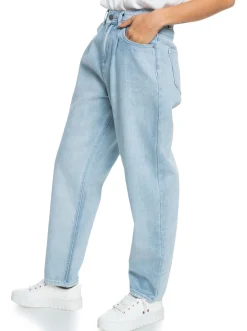 Roxy Broeken & Jeans*Opposite Way High - Mum Jeans Voor Dames Bleached Blue