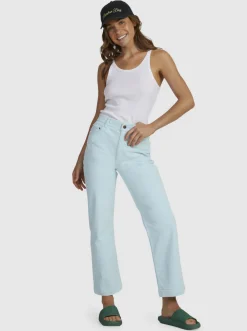 Roxy Broeken & Jeans*Parliamentia - Corduroy Broek Voor Dames Almost Blue