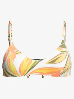 Roxy Bikini Tops*Printed Beach Classics - Bikinitop Voor Dames Bright White Subtly Salty Flat