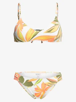 Roxy Bikini'S*Printed Beach Classics - Sportieve Bikiniset Voor Dames Bright White Subtly Salty Flat