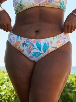 Roxy Bikini Bottoms*Retro Revo - Aan Twee Kanten Draagbaar Hipster Bikinibroekje Voor Dames Snow White Pualani Combo