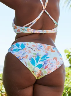 Roxy Bikini Bottoms*Retro Revo - Aan Twee Kanten Draagbaar Hipster Bikinibroekje Voor Dames Snow White Pualani Combo