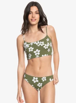 Roxy Bikini'S*Retro Revo - Bikiniset, Aan Twee Kanten Draagbaar Voor Dames Loden Green Surfrider Spirit S