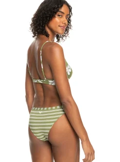 Roxy Bikini'S*Retro Revo - Bikiniset, Aan Twee Kanten Draagbaar Voor Dames Loden Green Surfrider Spirit S