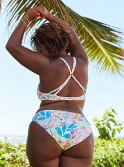 Roxy Bikini Tops*Retro Revo - Triangel Bikinitop, Aan Twee Kanten Draagbaar Voor Dames Snow White Pualani Combo
