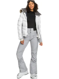 Roxy Snow-Broeken*Rising High 2022 - Geisoleerde Snowbroek Voor Dames Heather Grey