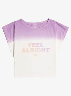 Roxy T-Shirts & Blouses*Rock With U - Boxy T-Shirt Voor Meisjes 10-16 Snow White