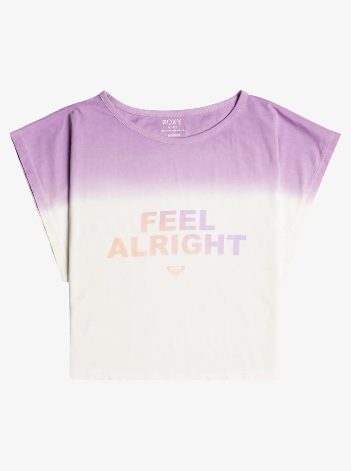 Roxy T-Shirts & Blouses*Rock With U - Boxy T-Shirt Voor Meisjes 10-16 Snow White