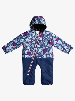 Roxy Snowboard Meisjes*Rose 2022 - Geisoleerde Snowsuit Voor Baby’S Medieval Blue Neo