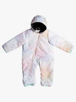 Roxy Snowboard Meisjes*Rose 2022 - Geisoleerde Snowsuit Voor Baby’S Bright White Splash