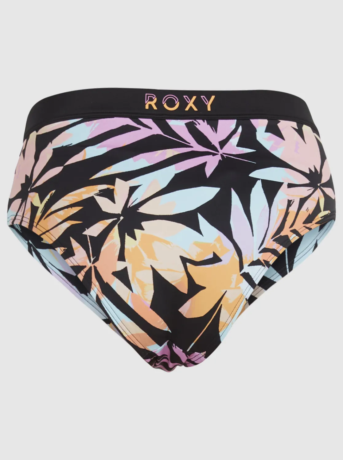 Roxy Bikini Bottoms* Active - Bikinibroekje Met Medium Taille Voor Dames Anthracite Zebra Jungle