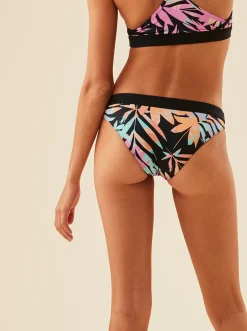 Roxy Bikini Bottoms* Active - Bikinibroekje Voor Dames Anthracite Zebra Jungle