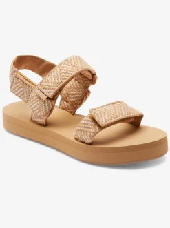 Roxy Slippers* Cage - Sandalen Voor Dames Tan/Brown