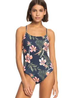 Roxy Monokini'S* Into The Sun - Eendelig Badpak Voor Dames Mood Indigo Tropical Depht