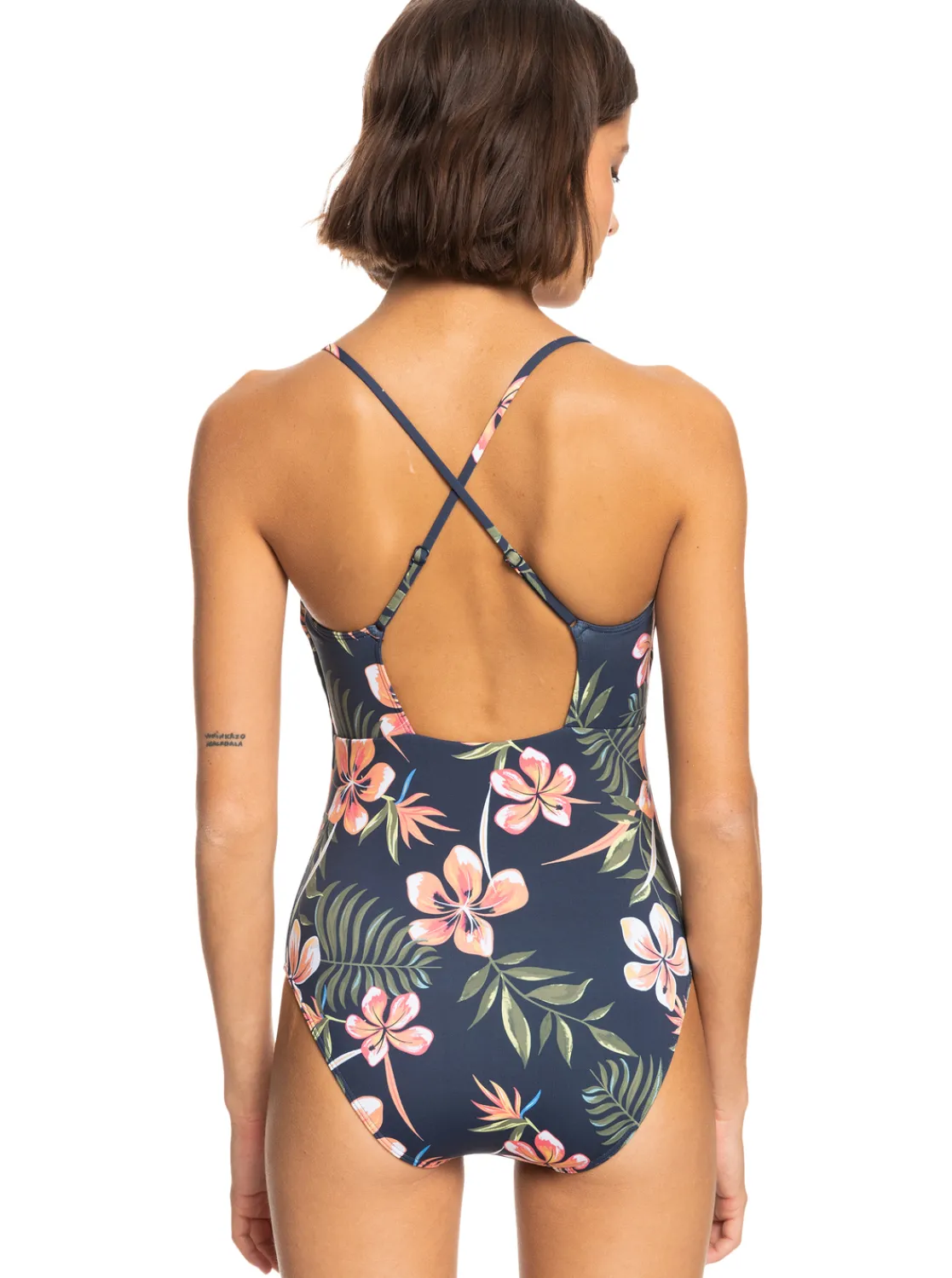 Roxy Monokini'S* Into The Sun - Eendelig Badpak Voor Dames Mood Indigo Tropical Depht
